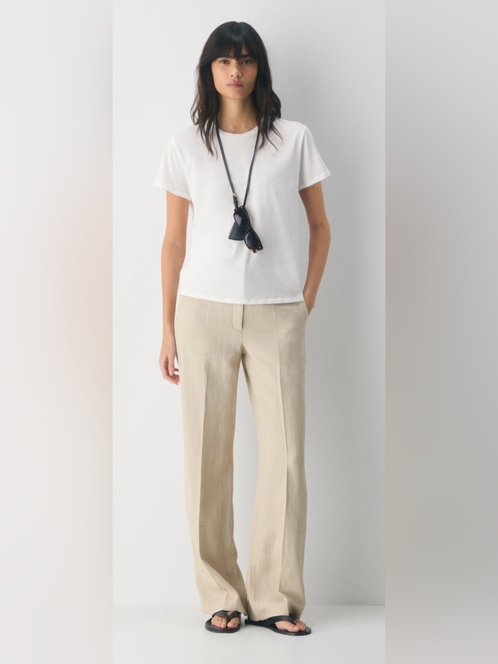 Aritzia Babaton New Agency LINEN Pants size 00